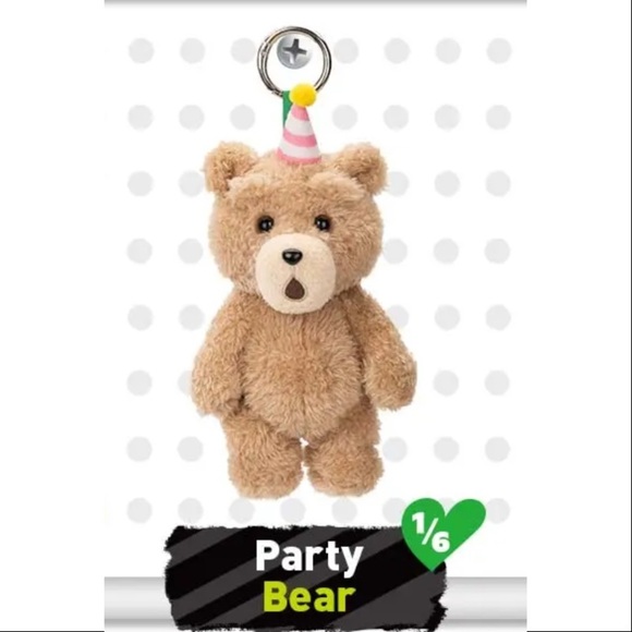 POP MART ted 2 Teddy Bear Action Plush Pendant - Picture 2 of 4